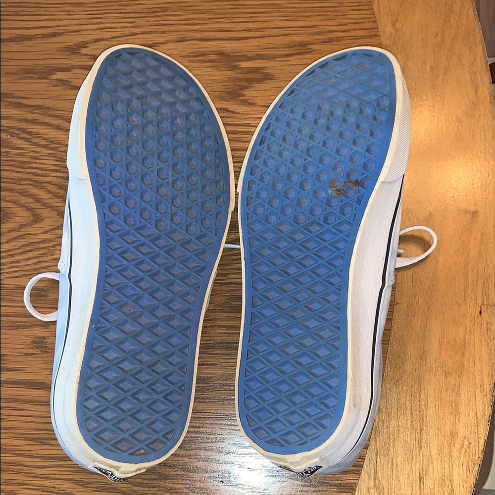 Vans Blue and White Tie-Dye Sneakers - Picture 6 of 8